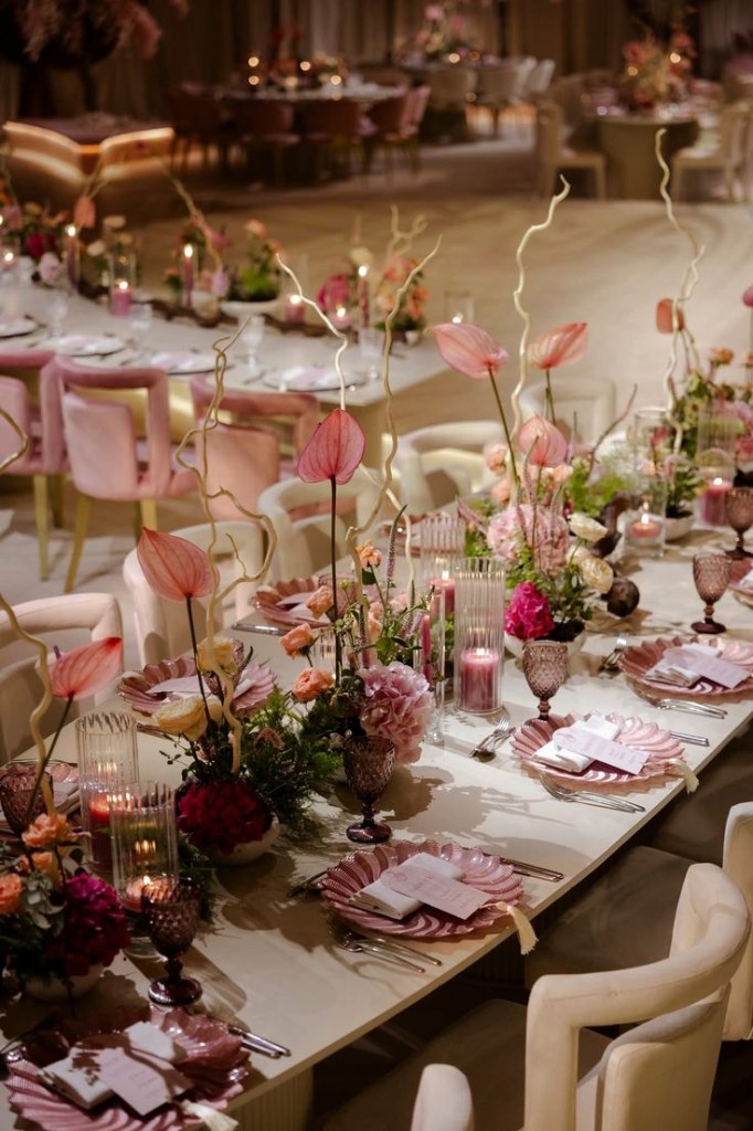 Editorial event styling, luxury table setting